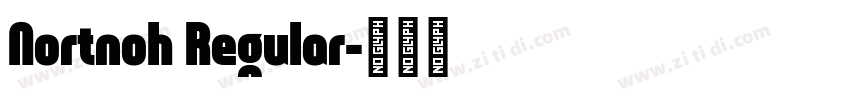 Nortnoh Regular字体转换